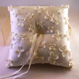 Ring Bearer Pillow, Off White, Wedding Supplies
